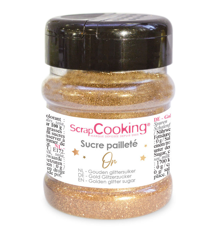 Sucre pailleté or 160g | Scrapcooking