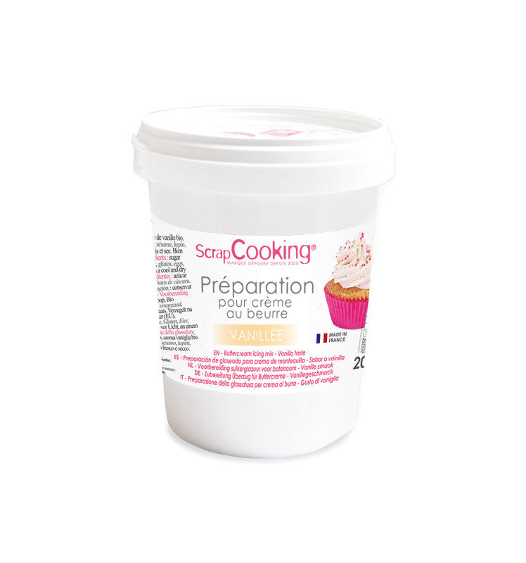 Préparation crème au beurre vanille | Scrapcooking