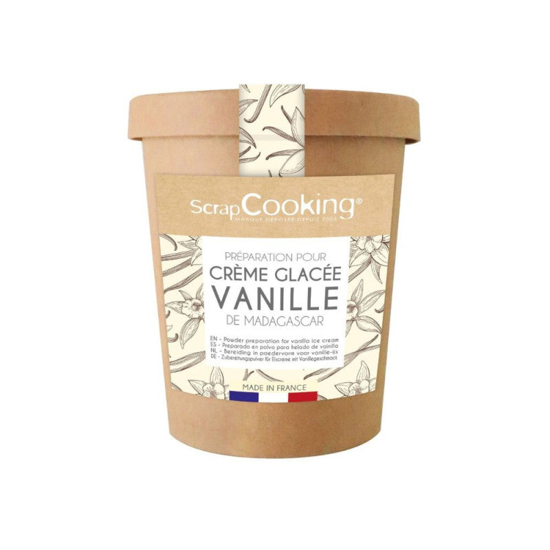 Préparation pour glace vanille 145g | Scrapcooking - vue 1
