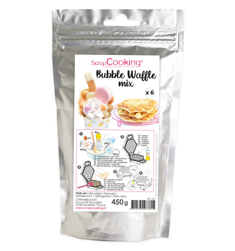 Préparation pour bubble waffles | Scrapcooking