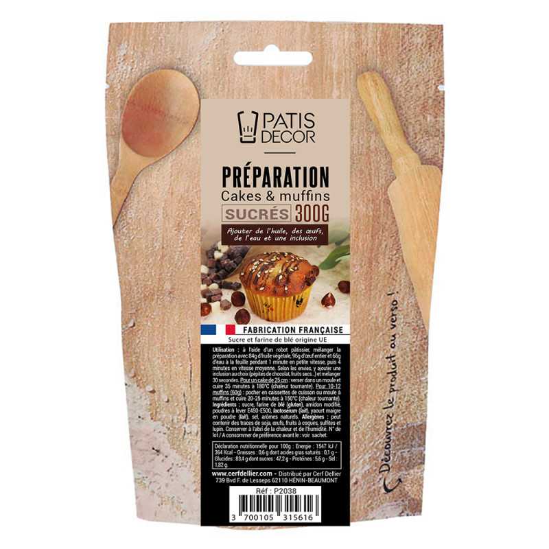 Préparation pour cakes et muffins | PATISDECOR