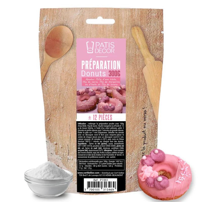 Préparation pour donuts 1kg | Patisdecor
