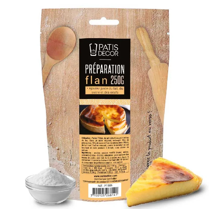 Préparation crème pâtissière 250g | Patisdecor