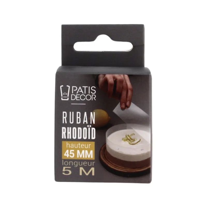 Ruban rhodoïd H 5m | Patisdecor