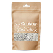 Décors sucrés étoiles et perles argent | Scrapcooking