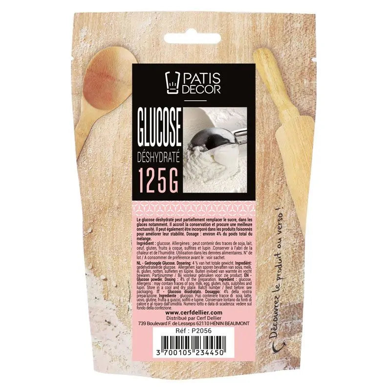 Sirop de glucose déshydraté 125g | Patisdecor