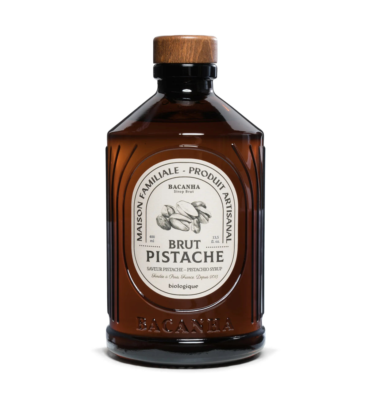 Sirop brut Pistache Bio 400ml | Bacanha