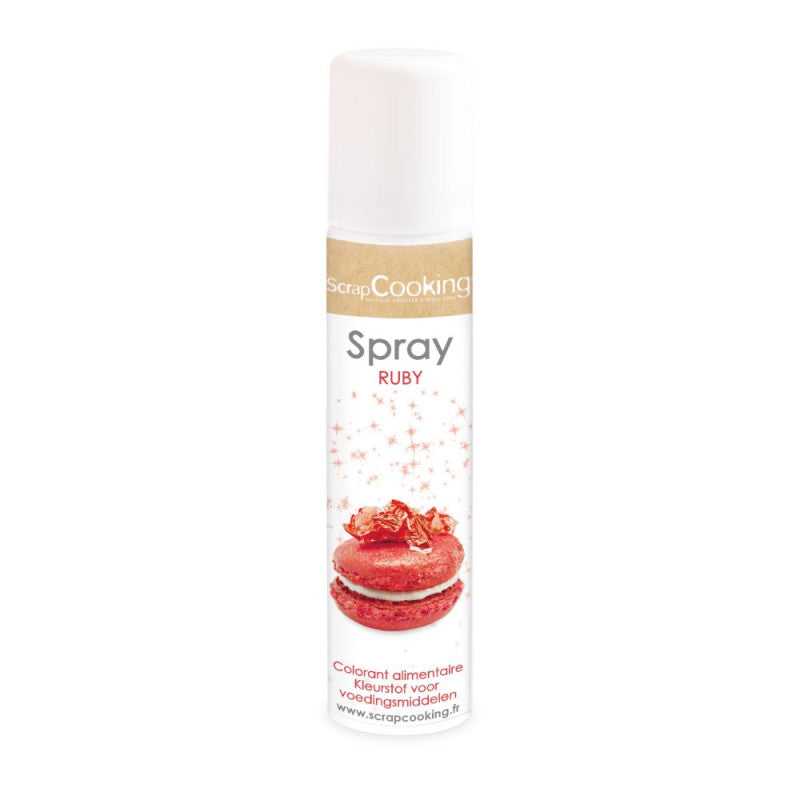 Spray colorant rubis 75ml | Scrapcooking