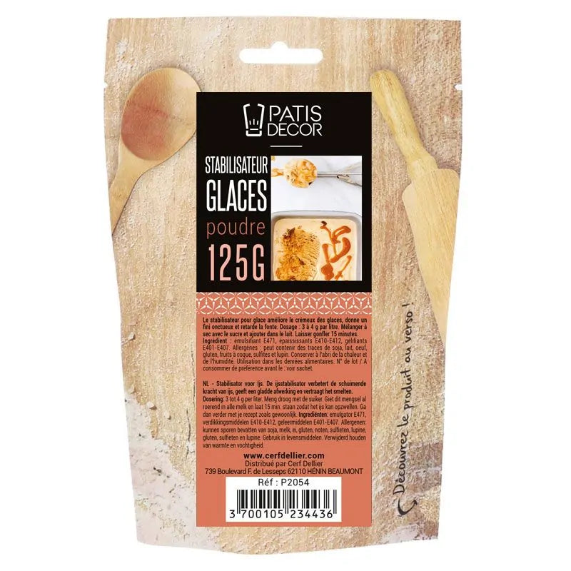 Stabilisateur de glaces 125g | Patisdecor