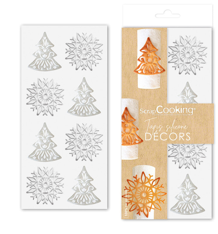 Tapis silicone décors Sweet Xmas | Scrapcooking