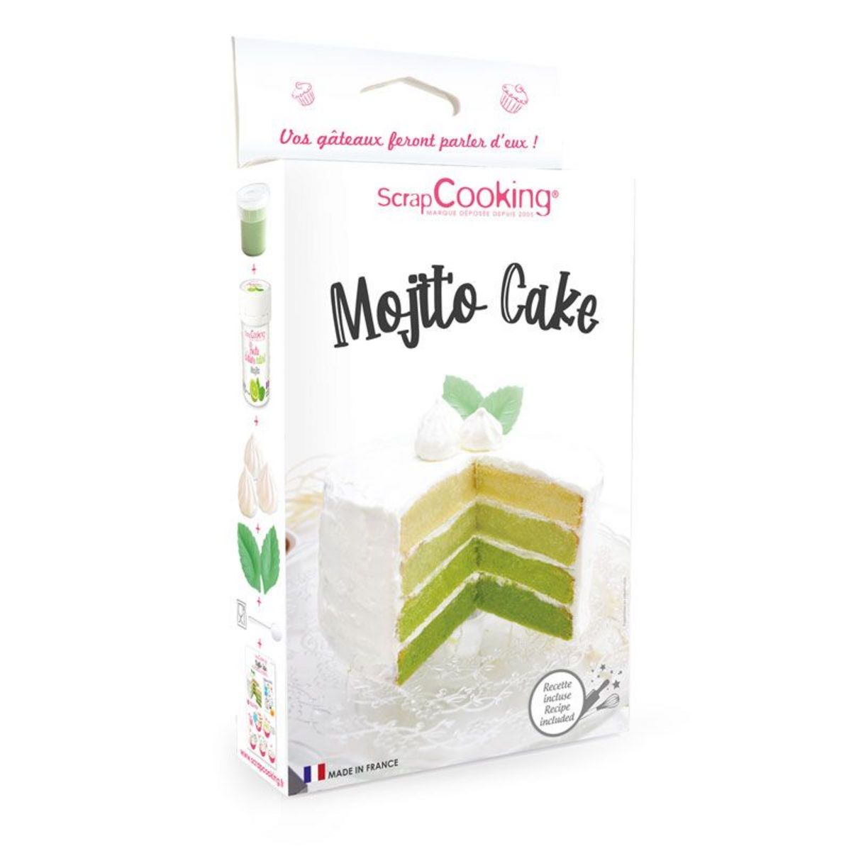 Décoration de gâteau Mojito | Scrapcooking