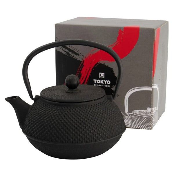 Théière en fonte Arare noire 1,2L | Tokyo Design
