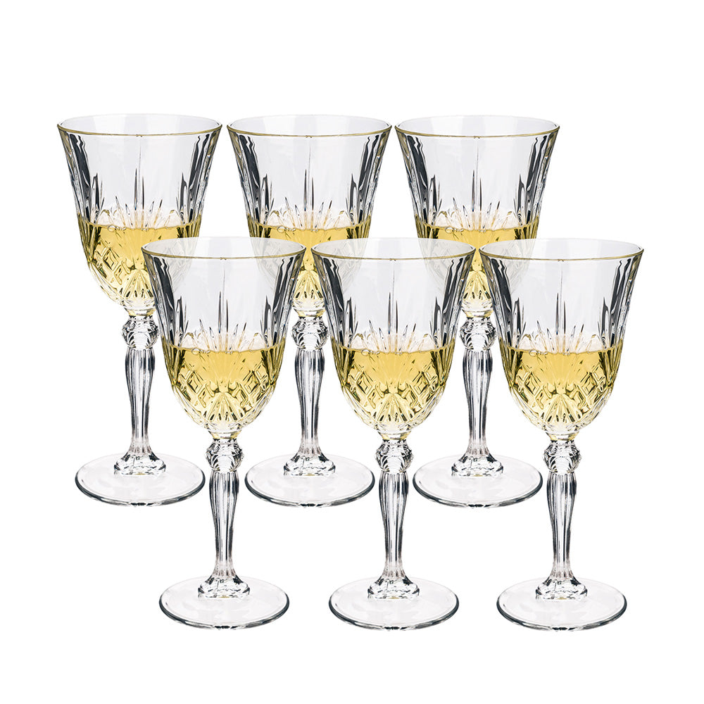 Verre à vin blanc Melodia 21cl x4 | Ling By Glass